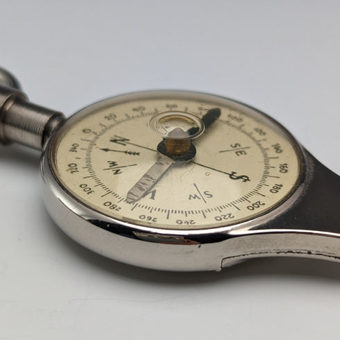 復古德國地圖測量與指南針盒裝